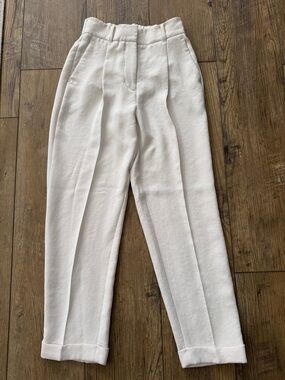 Wilfred Dashwood Cream Elastic-Waist Trousers